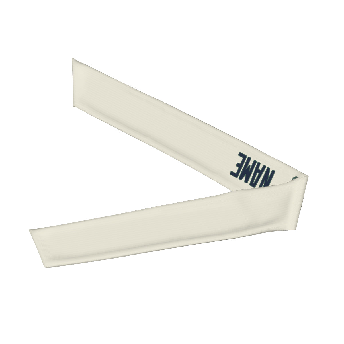 Custom Cream Blue Headband