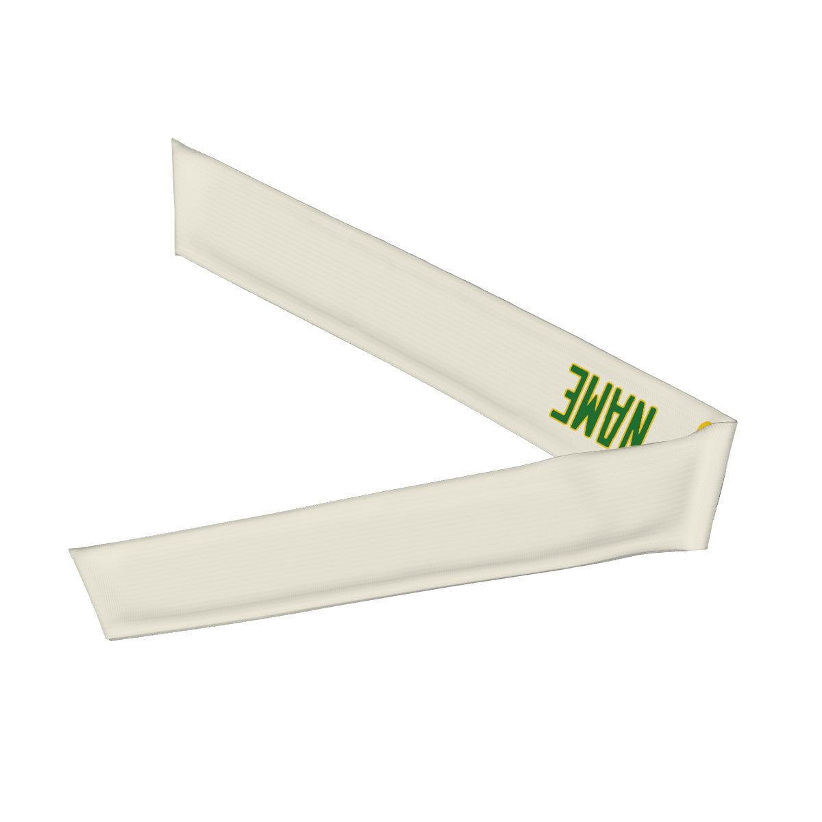 Custom Cream Emerald Green Headband