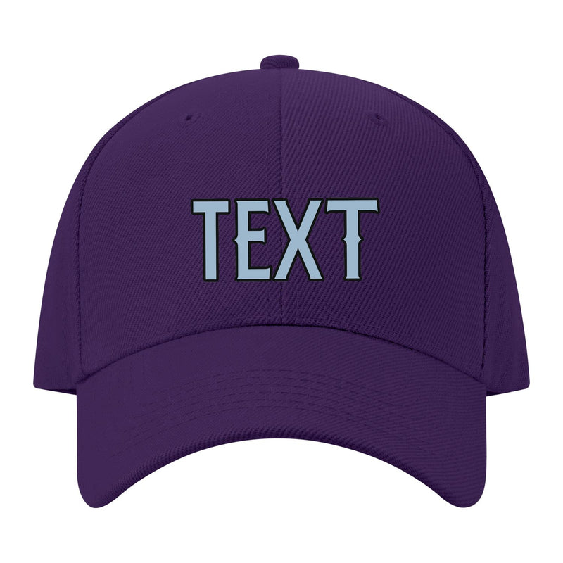 Custom Light Purple Dark Grey Hat 03B21708
