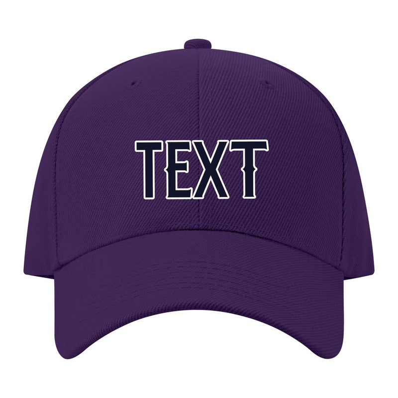 Custom Light Purple Pale Peach Hat 03B21811
