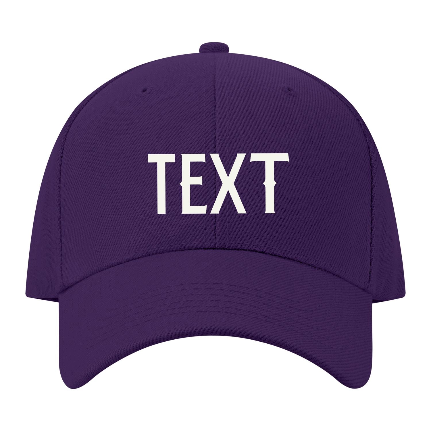 Custom Light Purple Pale Ice Blue Hat 03B21818