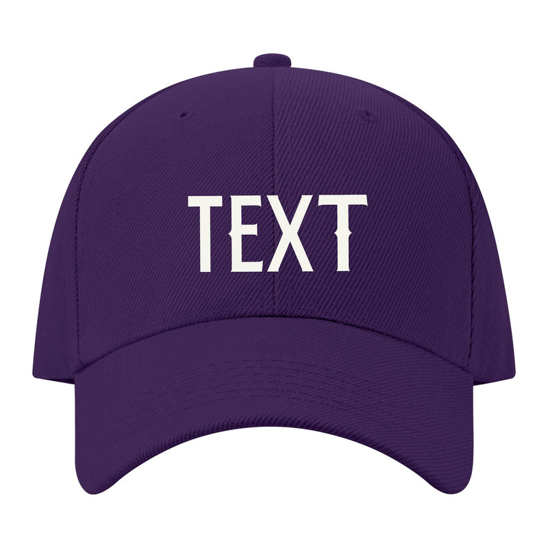 Custom Light Purple Pale Ice Blue Hat 03B21818