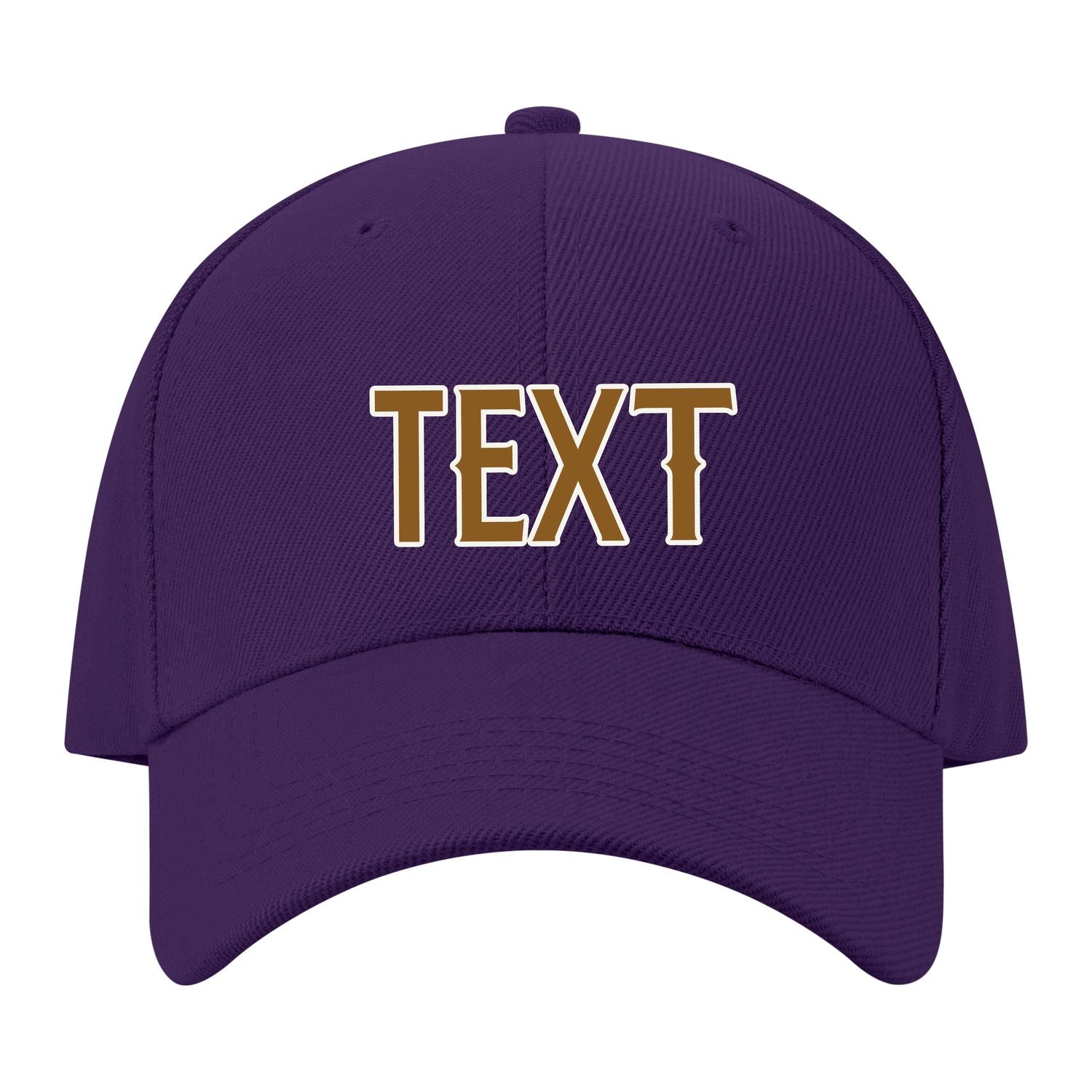 Custom Light Purple Dark Green Hat 03B21822