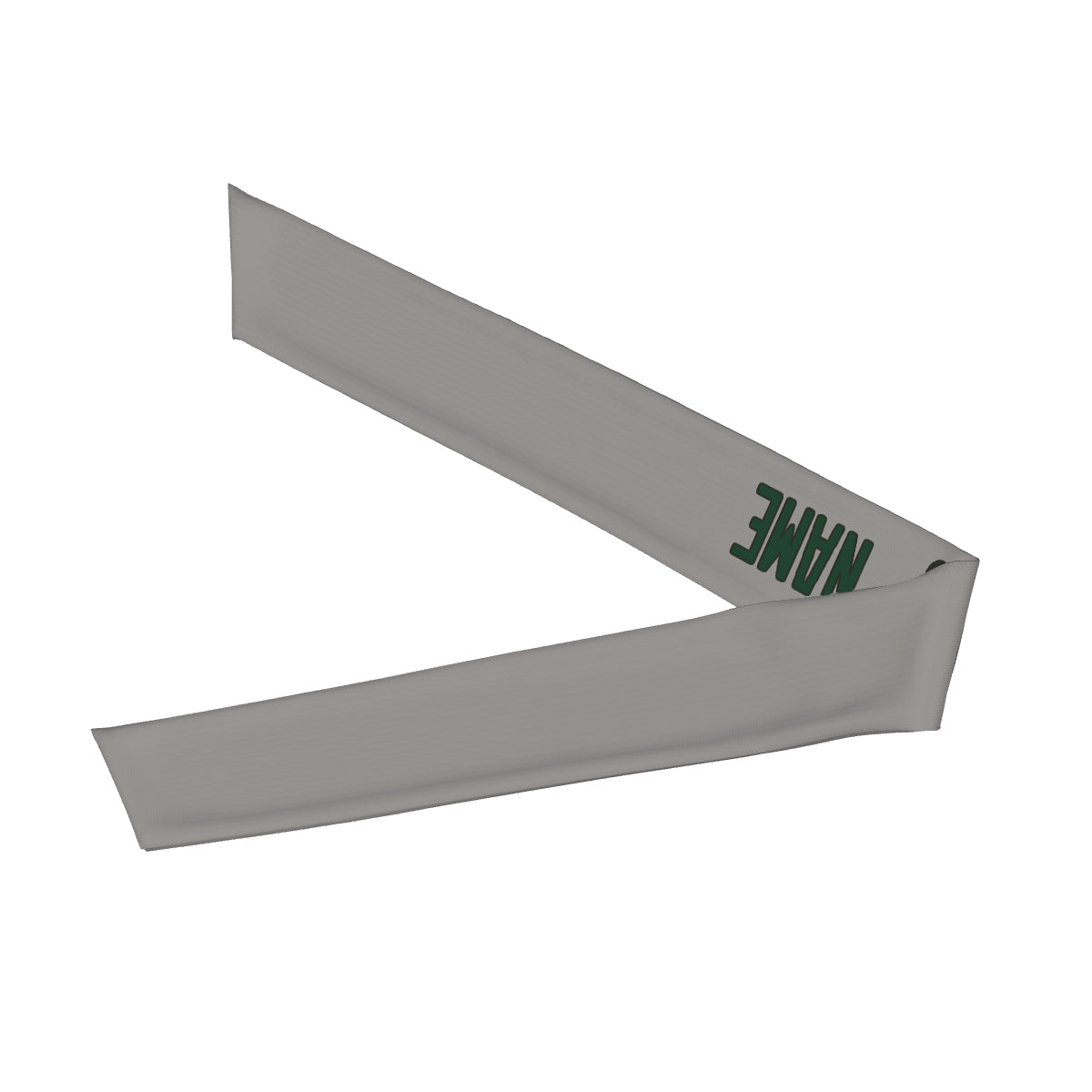 Custom Gray Green Headband
