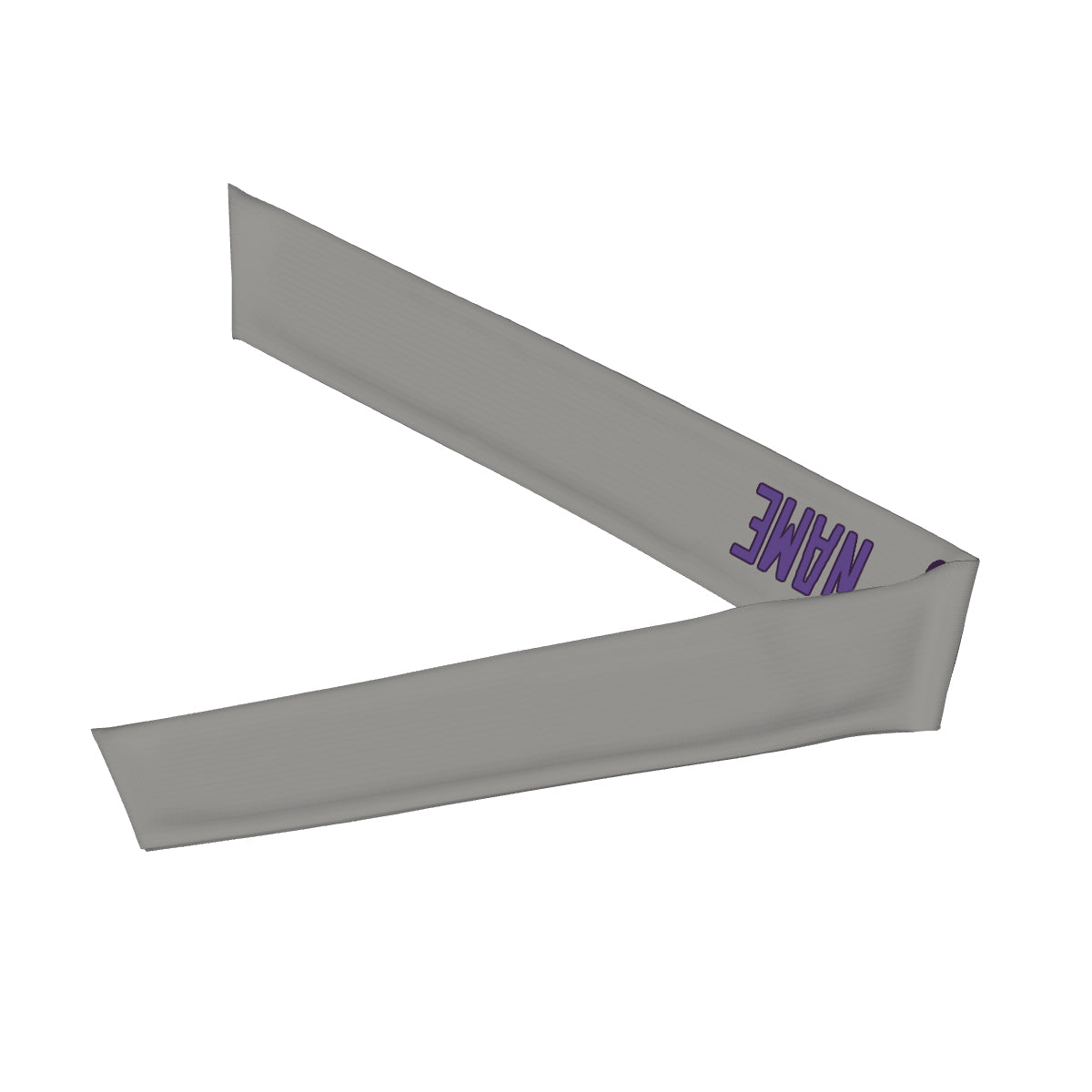 Custom Gray Light Purple Headband