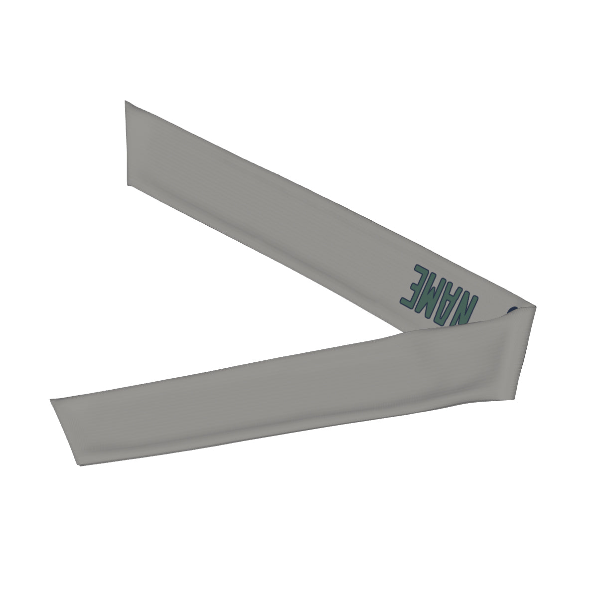 Custom Gray Blue Green Headband