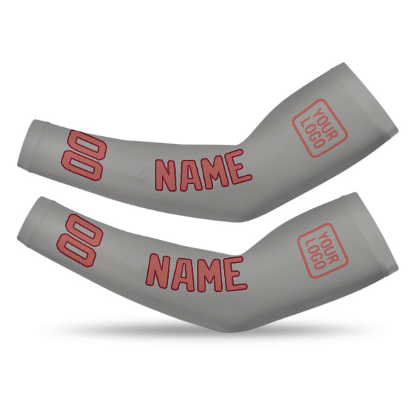 Custom Gray Copper Rose Arm Sleeve