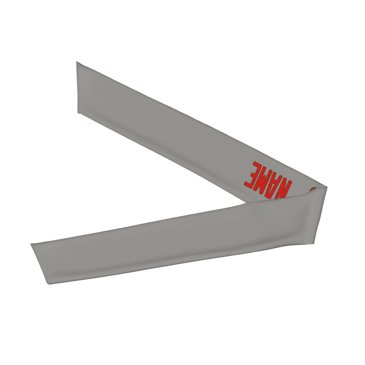 Custom Gray Orange Red Headband