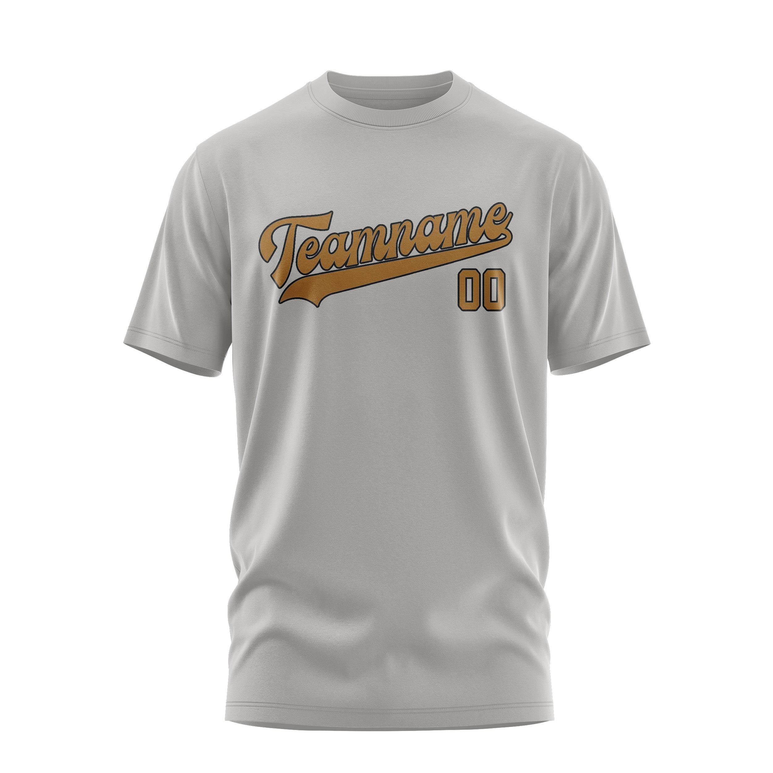 Custom Gray Khaki T-Shirt