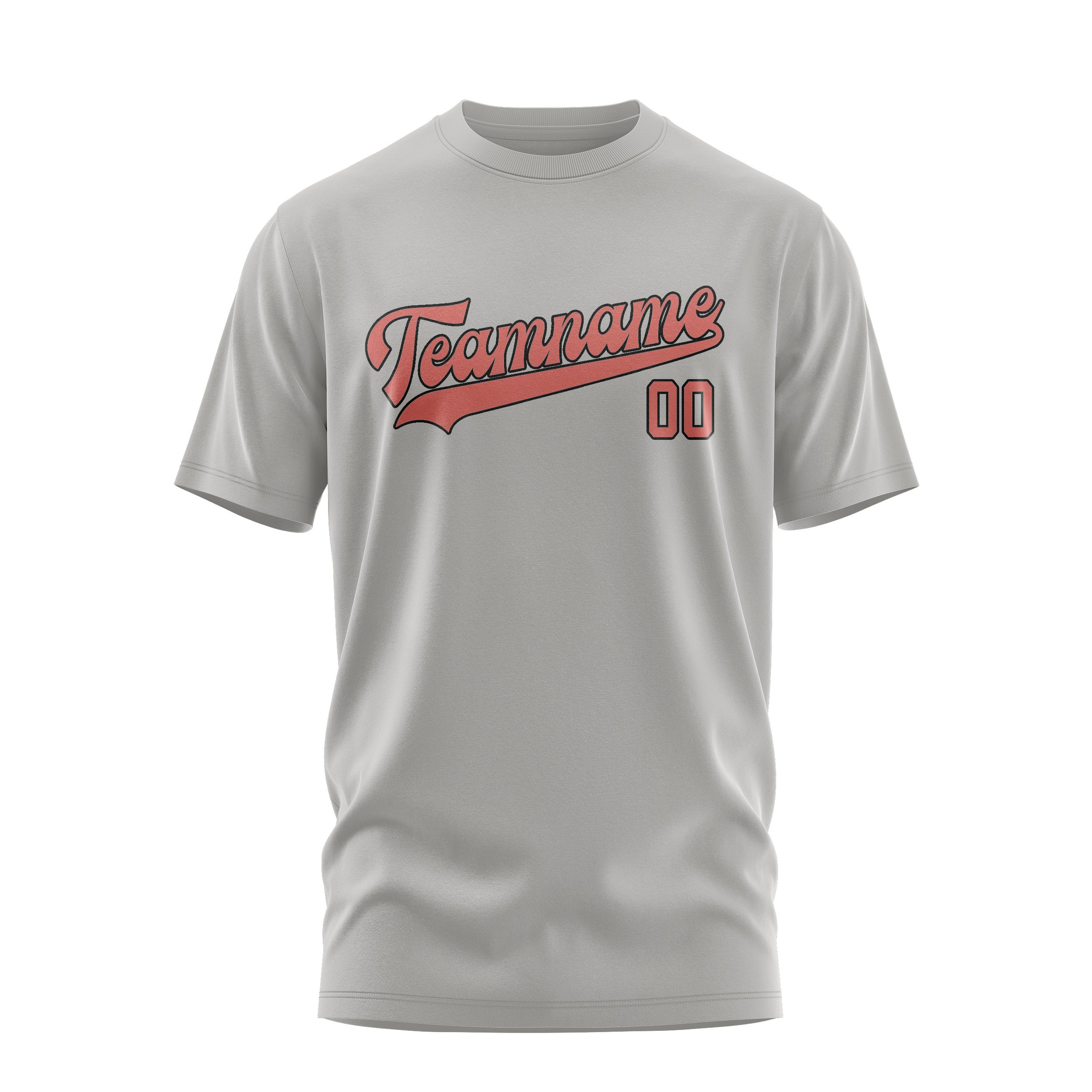Custom Gray Copper Rose T-Shirt