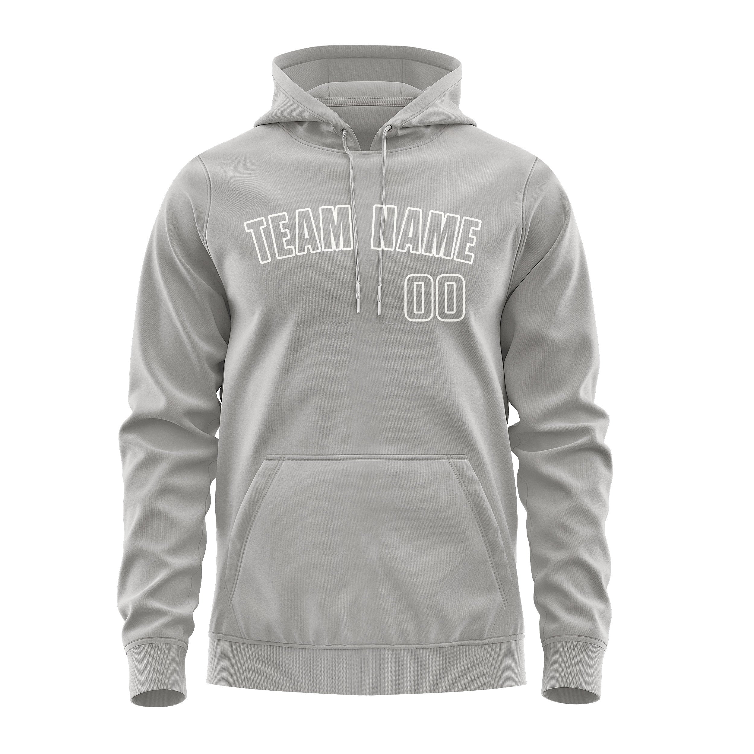 Custom Gray Gray Hoodie
