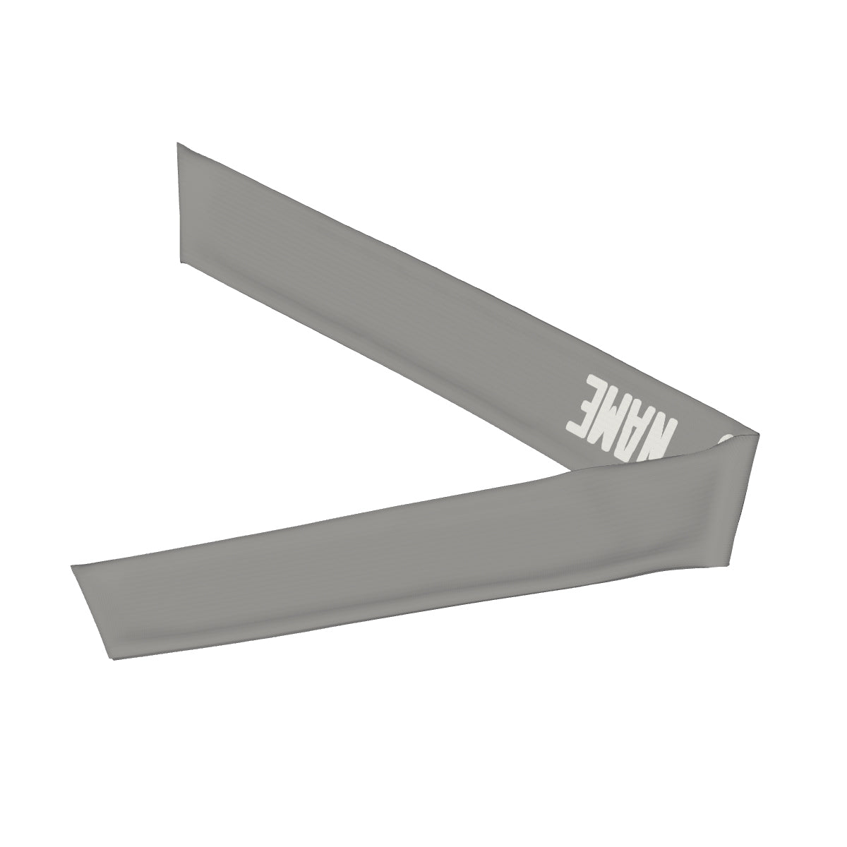 Custom Gray White Headband