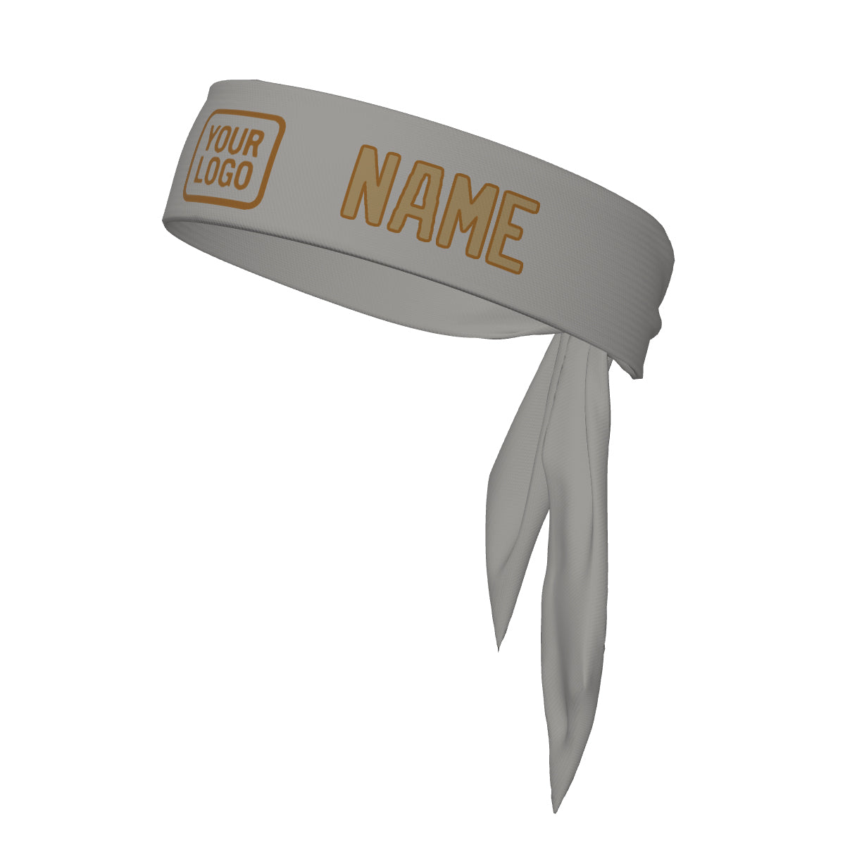 Custom Gray Light Khaki Headband