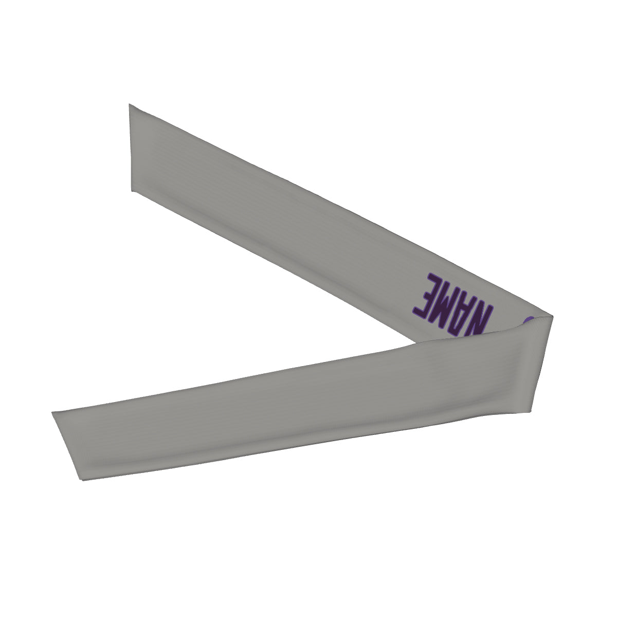 Custom Gray Purple Headband