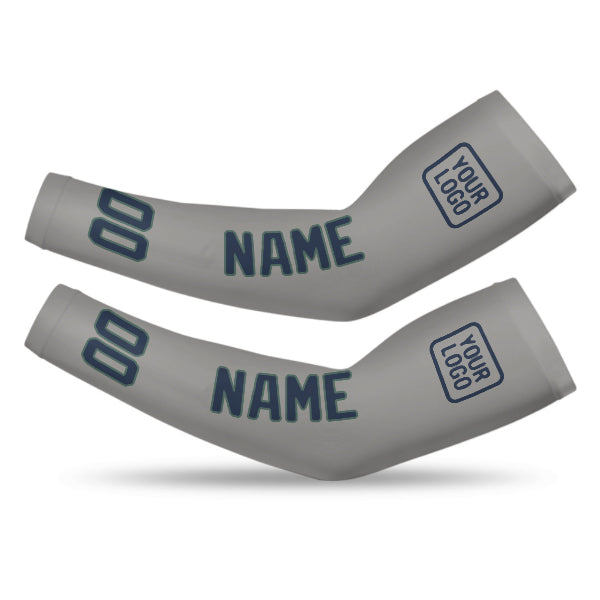 Custom Gray Blue Arm Sleeve