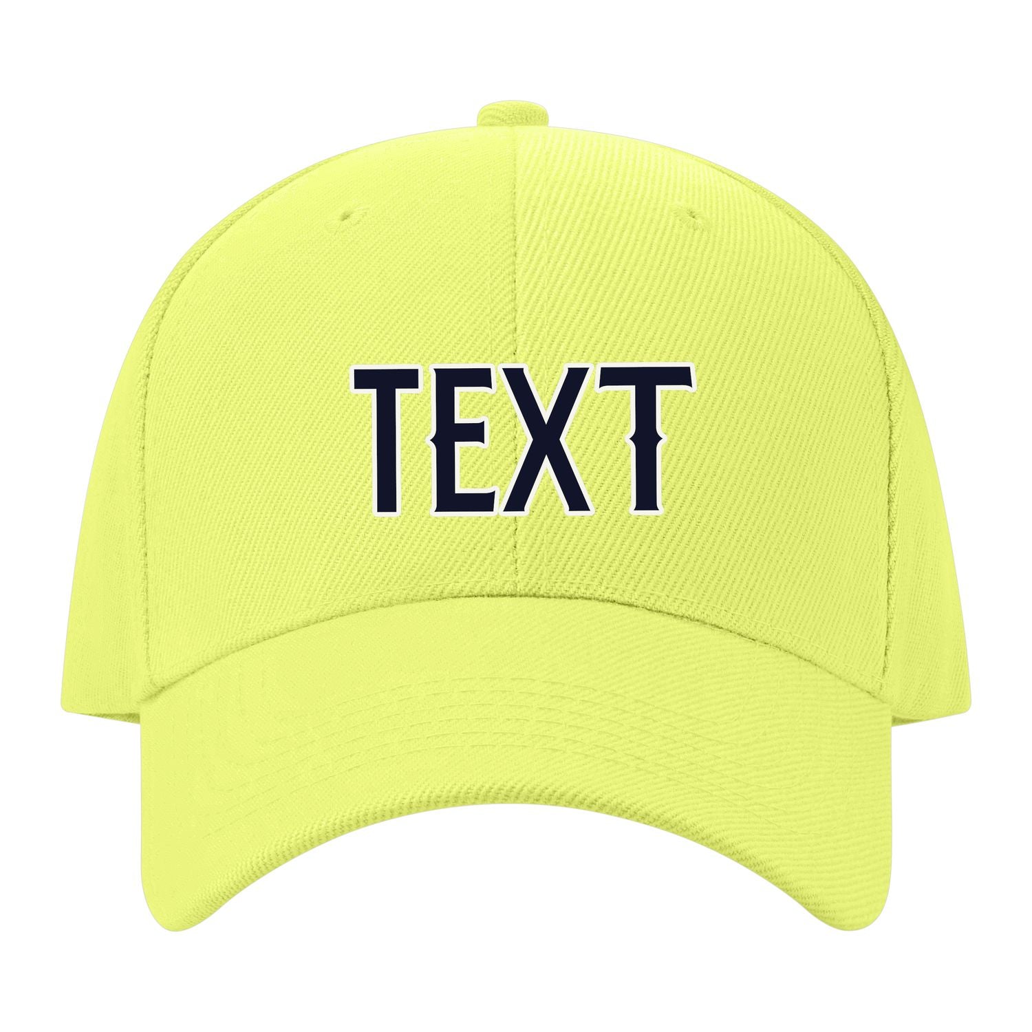 Custom Light Green Pale Peach Hat 04B21811