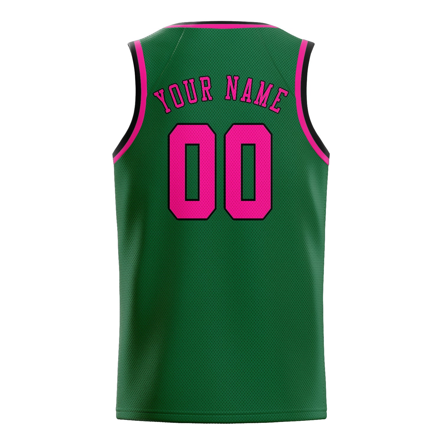 Custom Green Pink Basketball Jersey