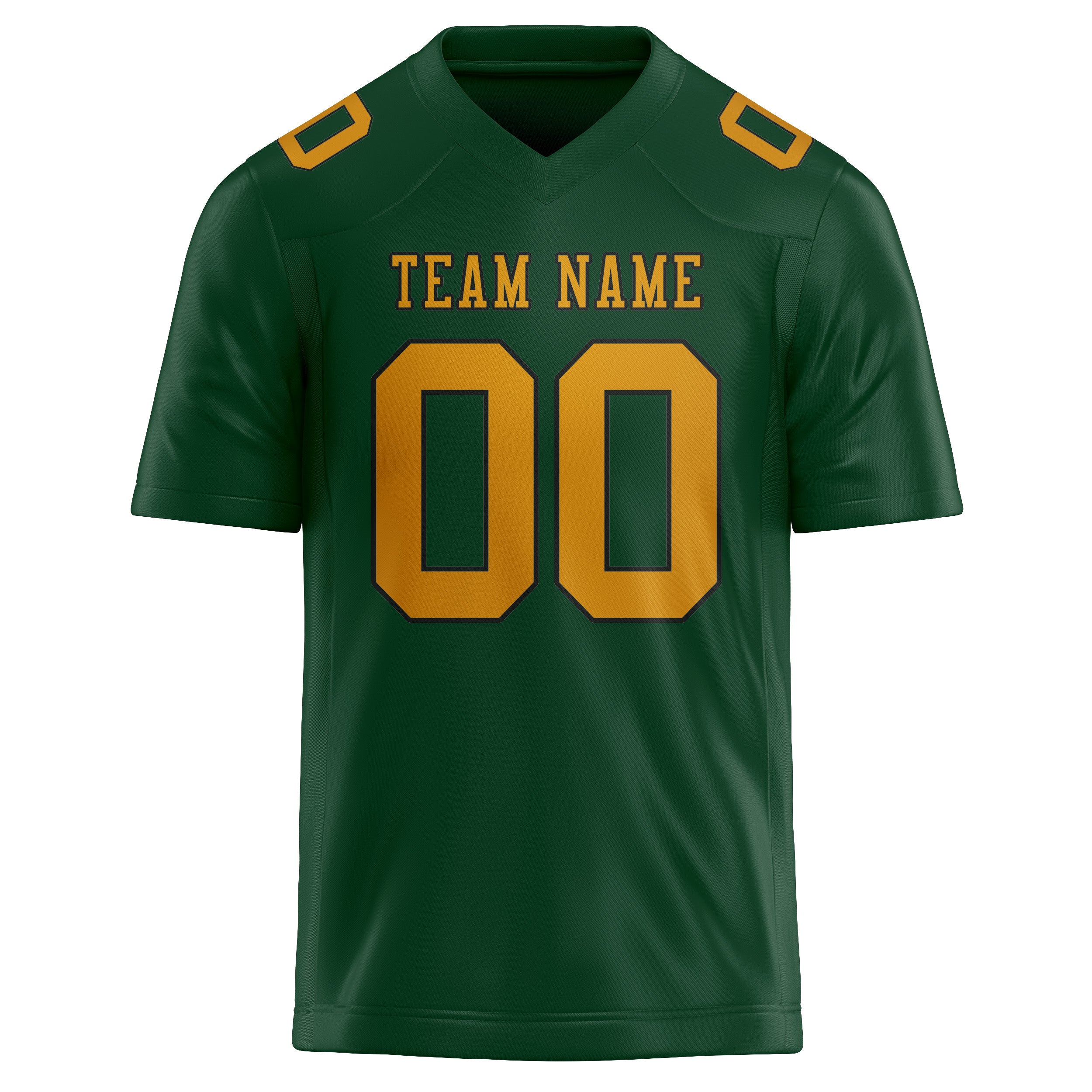 Custom Green Yellow Football Jersey