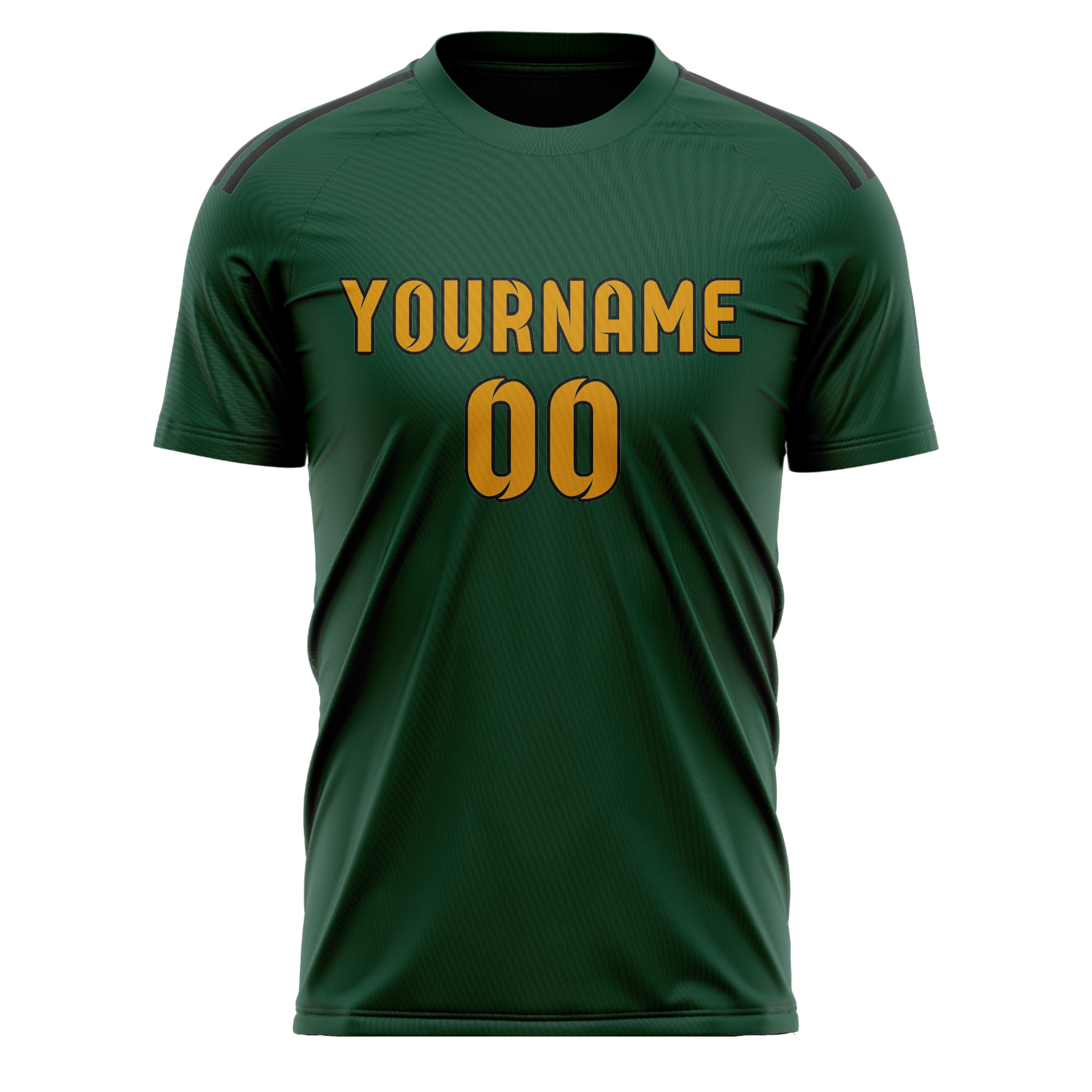 Custom Green Yellow Soccer Jersey