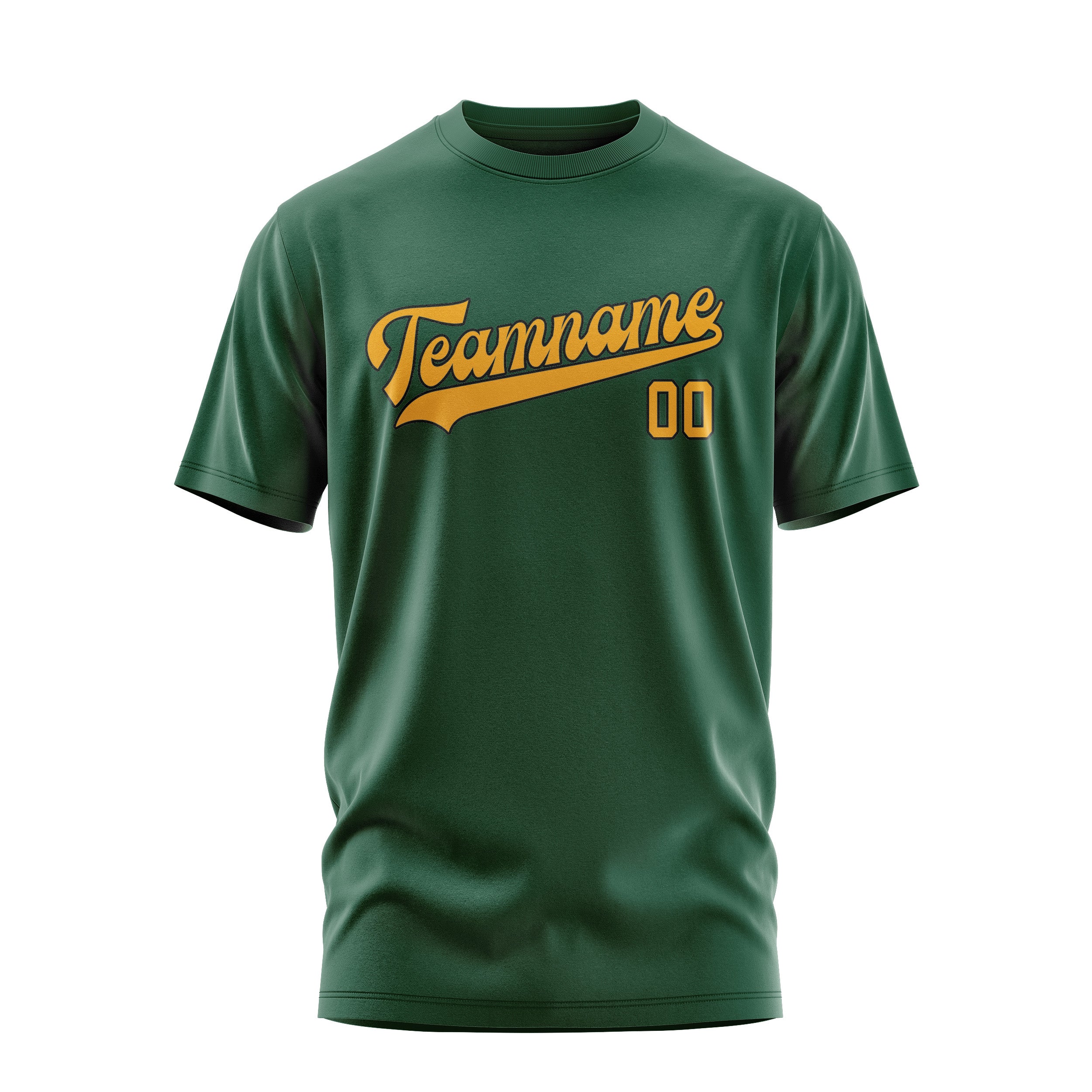 Custom Green Yellow T-Shirt