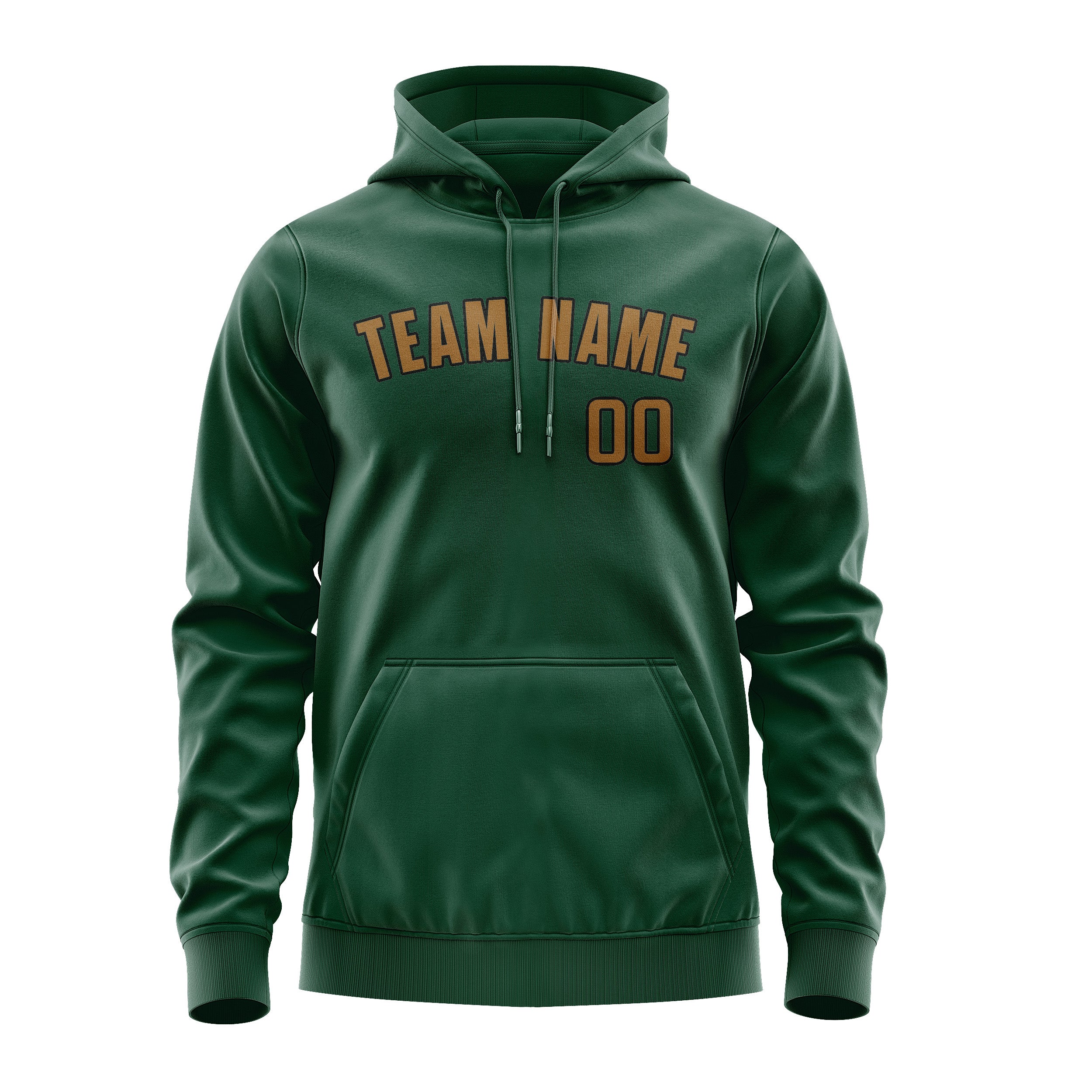 Custom Green Khaki Hoodie