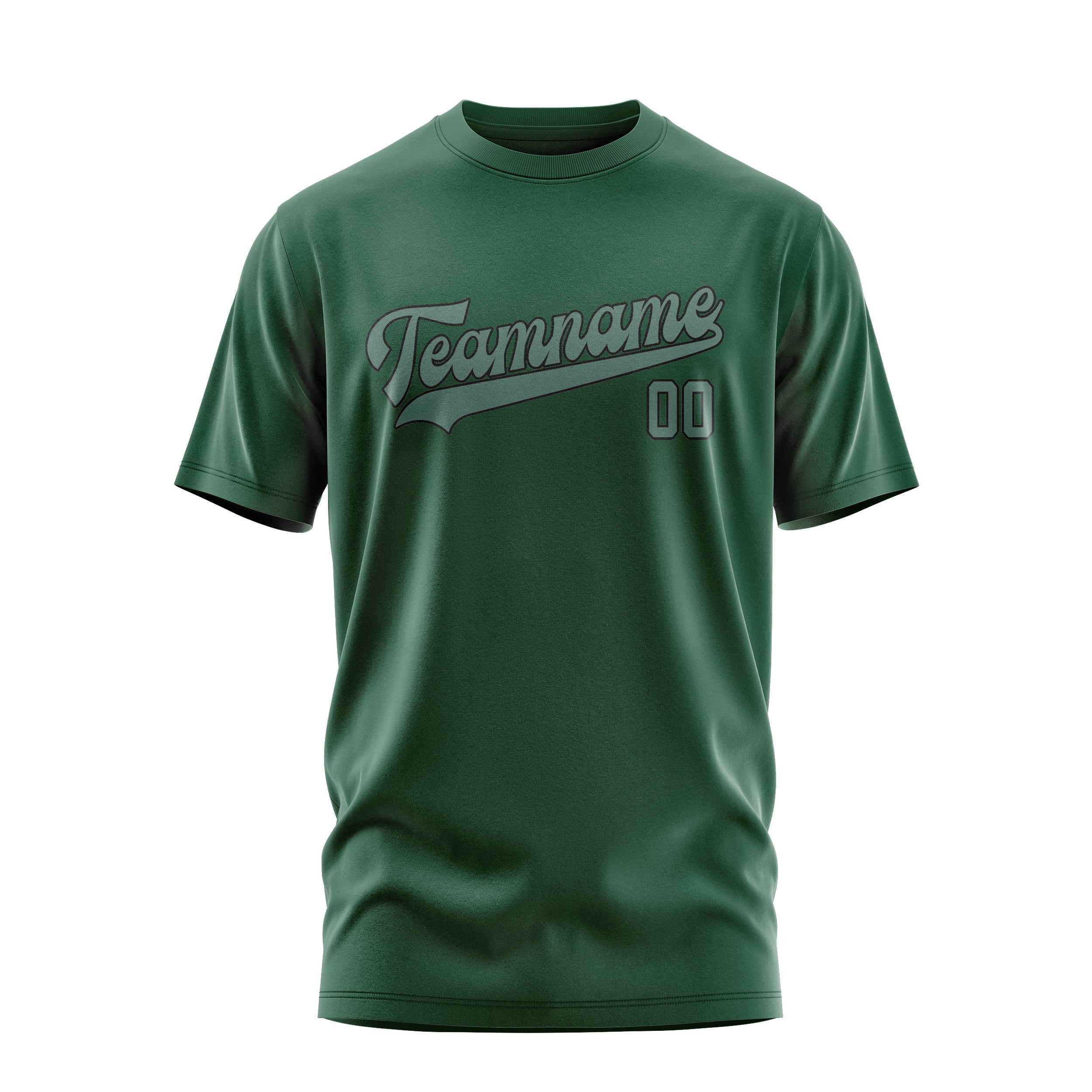 Custom Green Blue Green T-Shirt