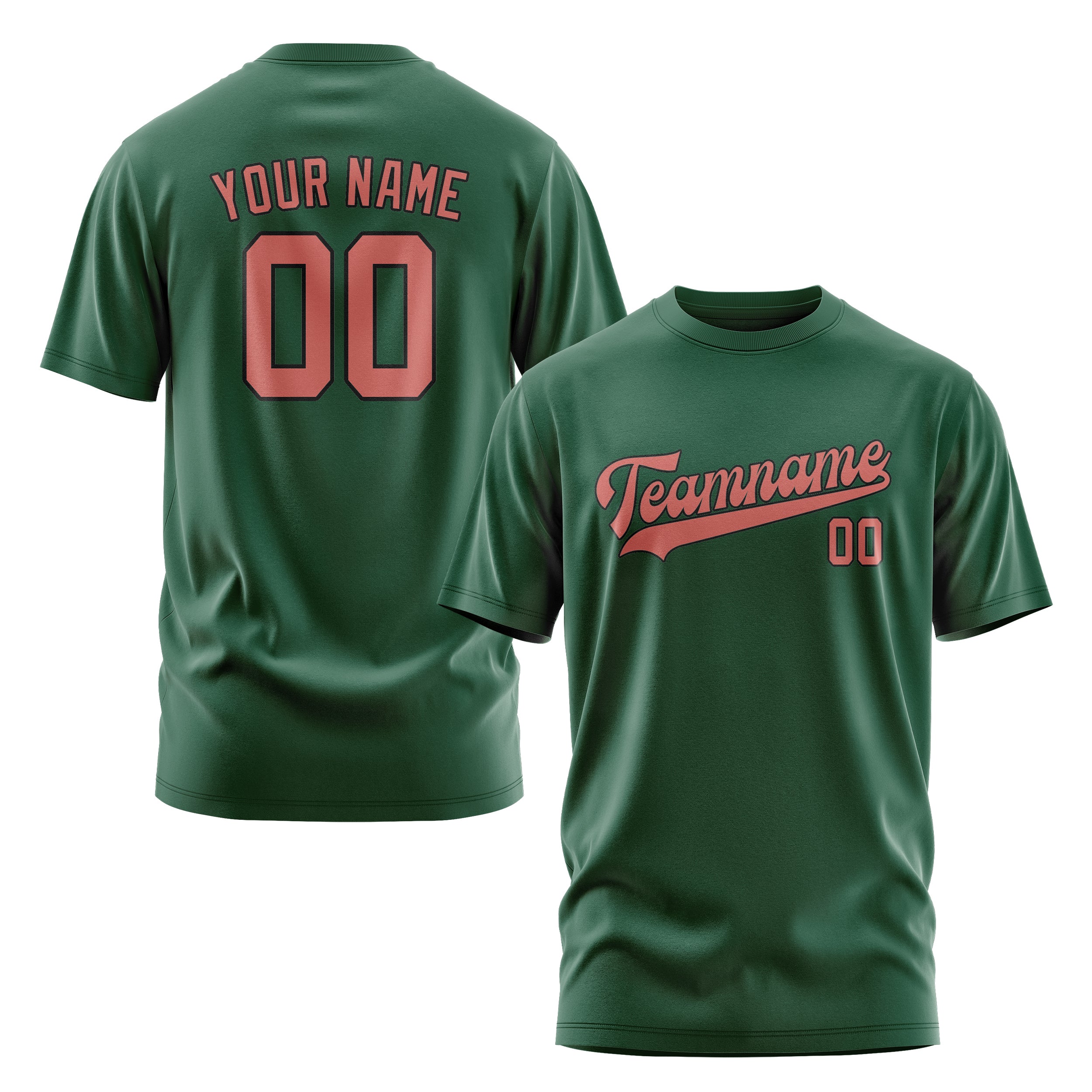 Custom Green Copper Rose T-Shirt