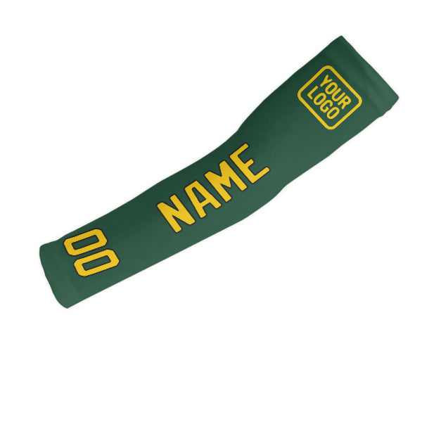 Custom Green Gold Arm Sleeve