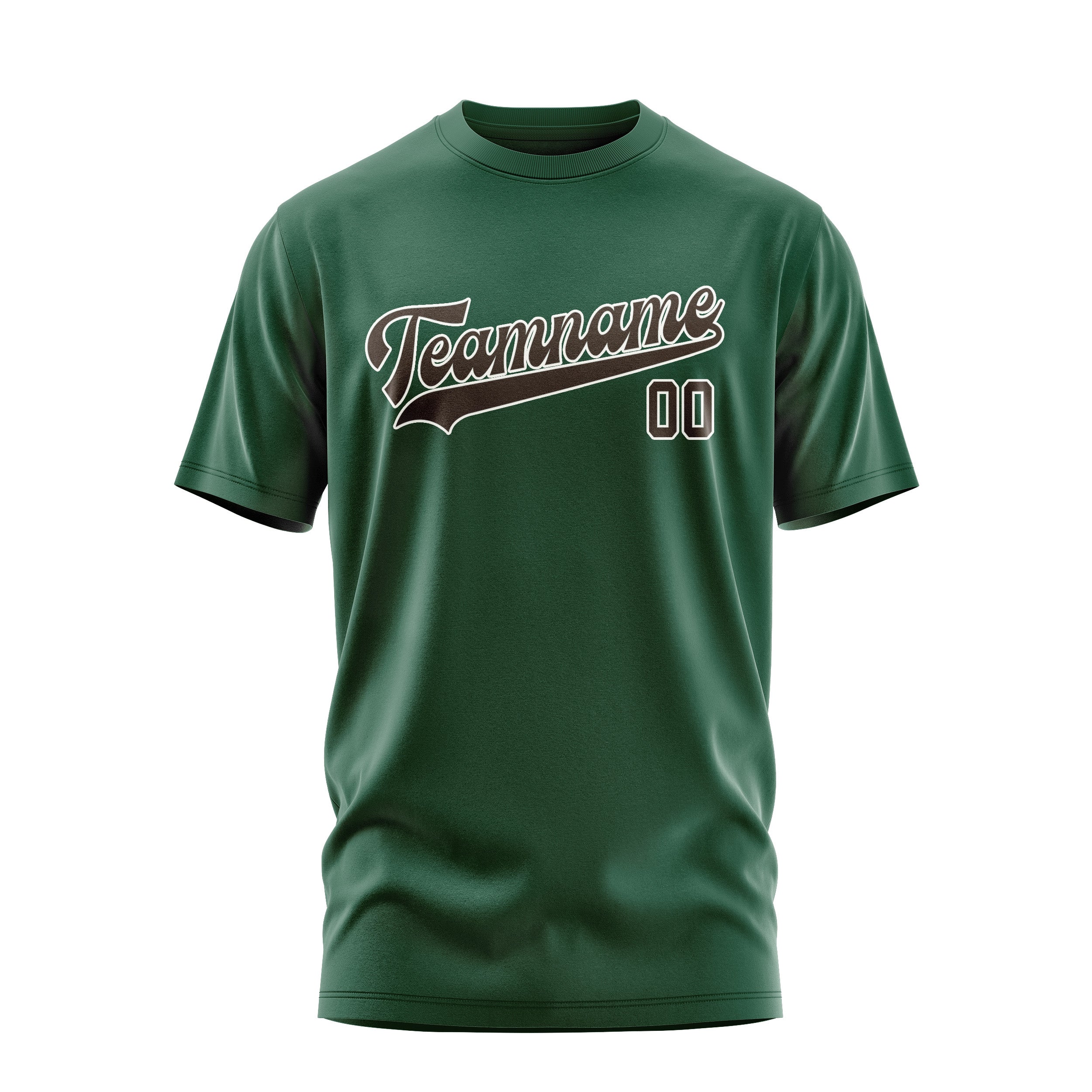 Custom Green Brown T-Shirt