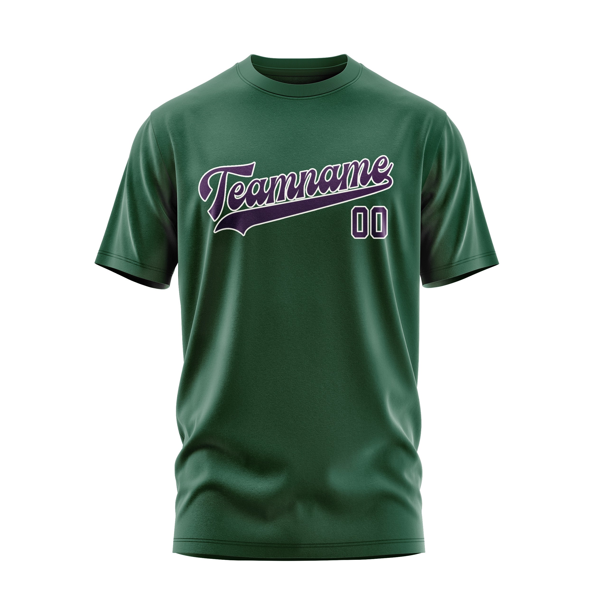 Custom Green Purple T-Shirt