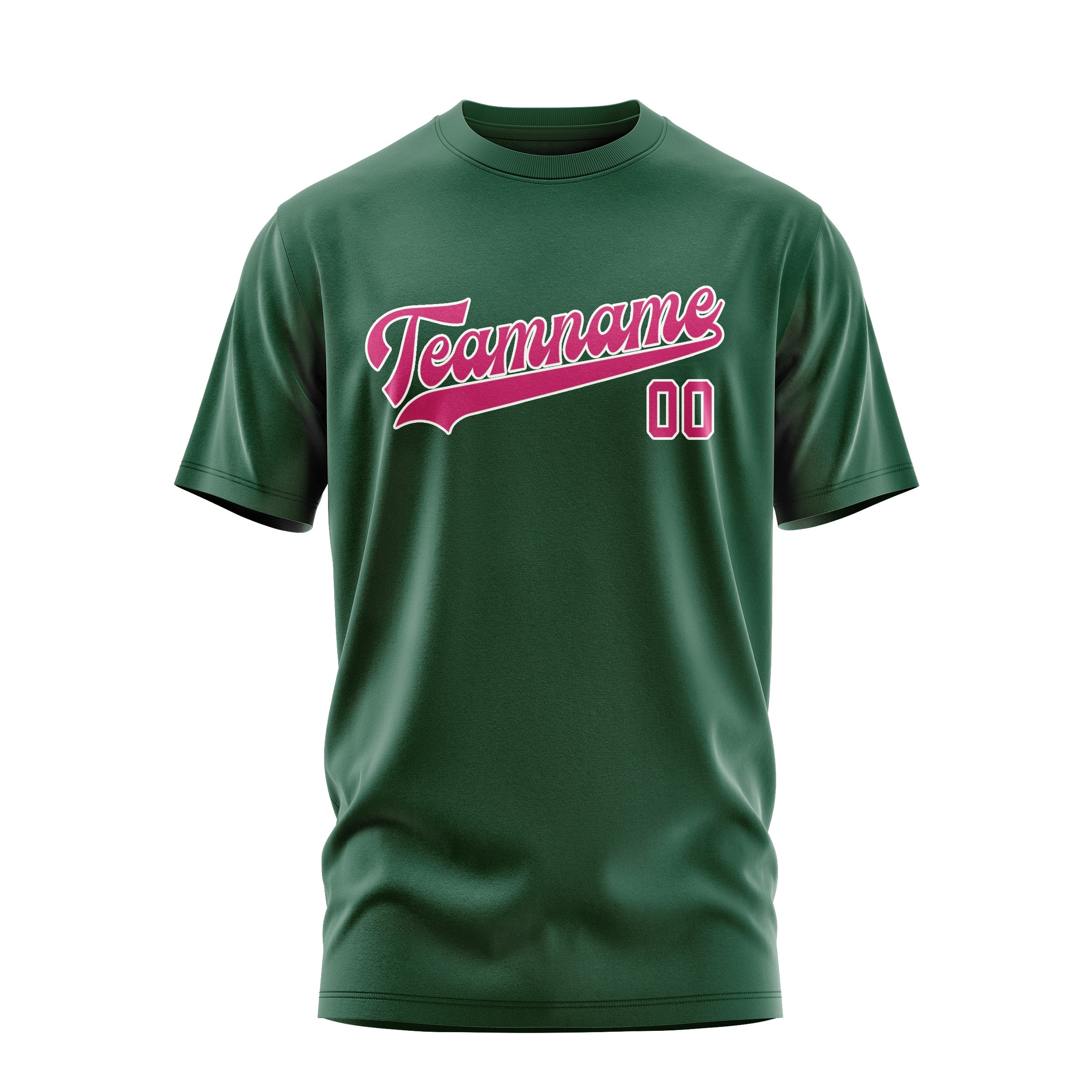 Custom Green Pink T-Shirt