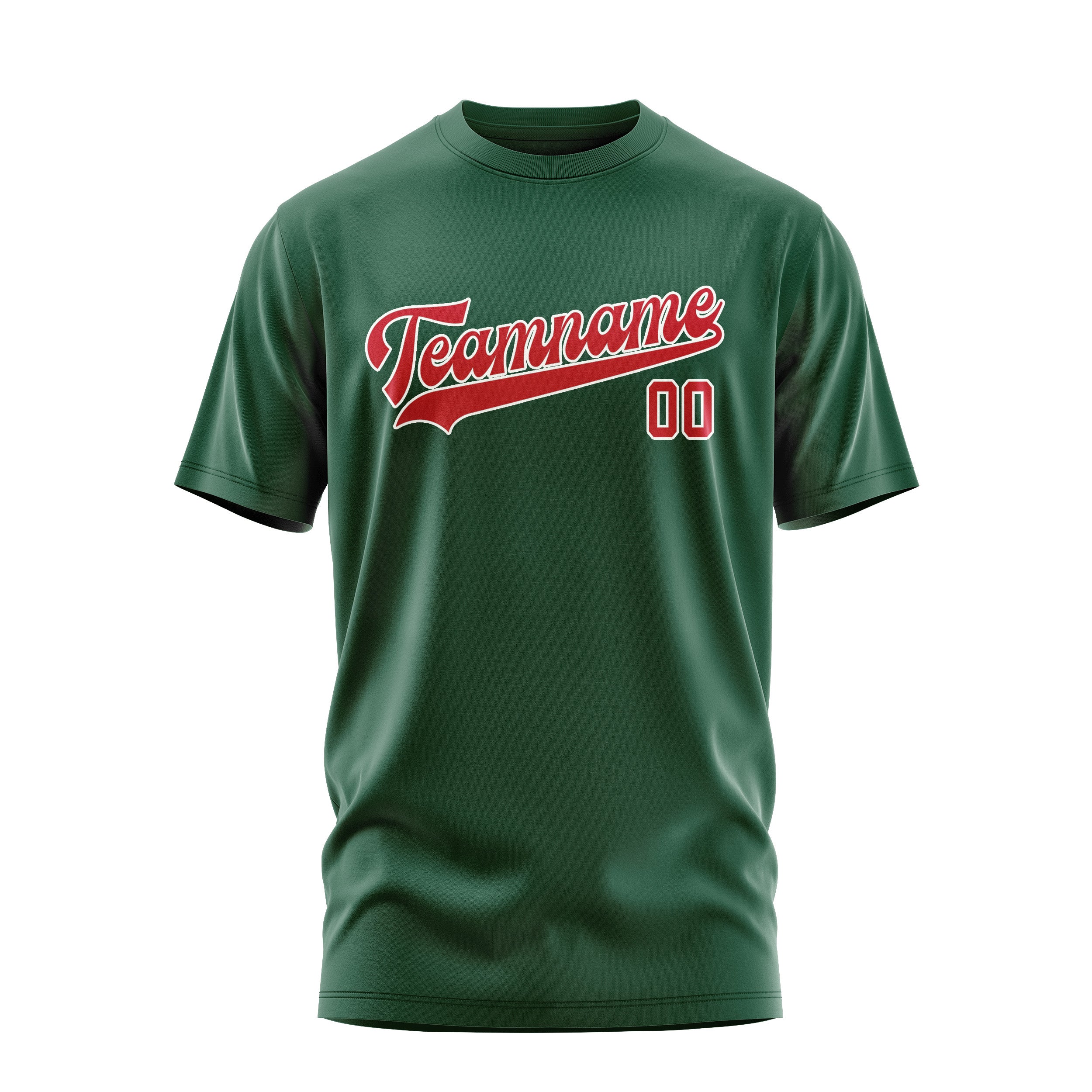 Custom Green Red T-Shirt