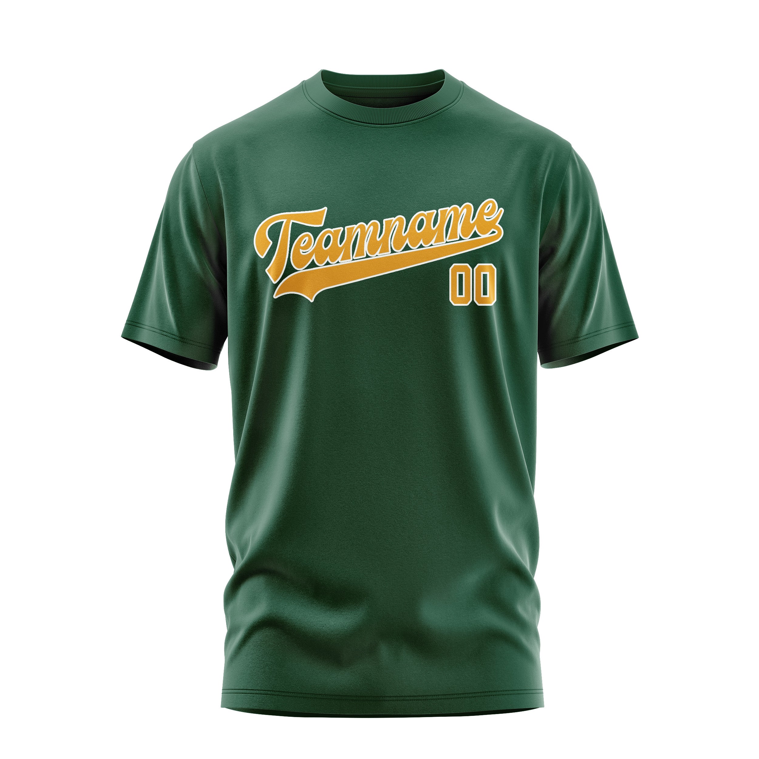 Custom Green Yellow T-Shirt