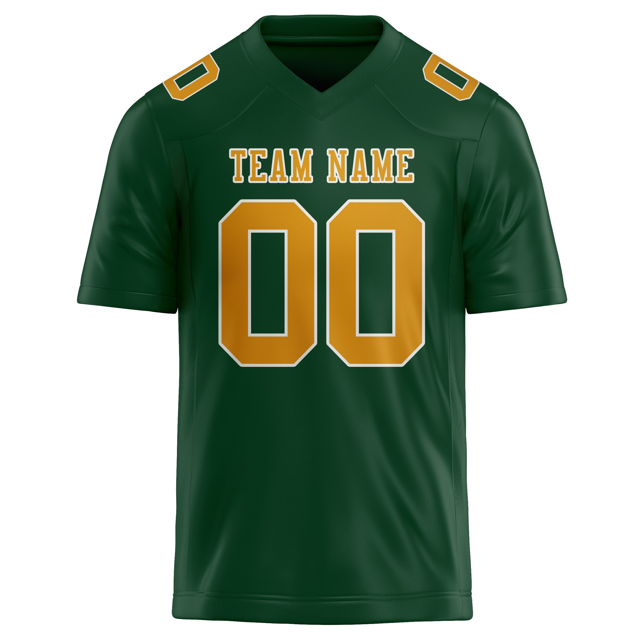 Custom Green Yellow Football Jersey