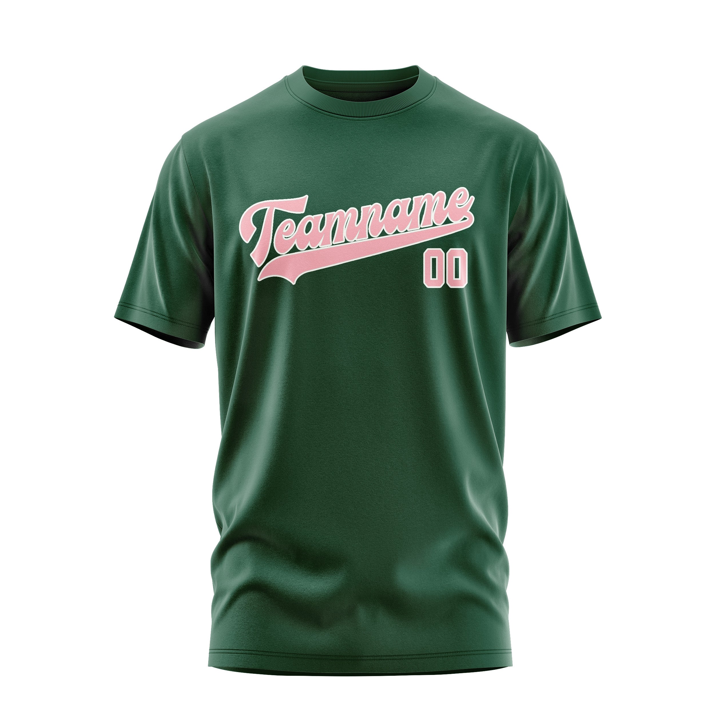 Custom Green Light Pink T-Shirt