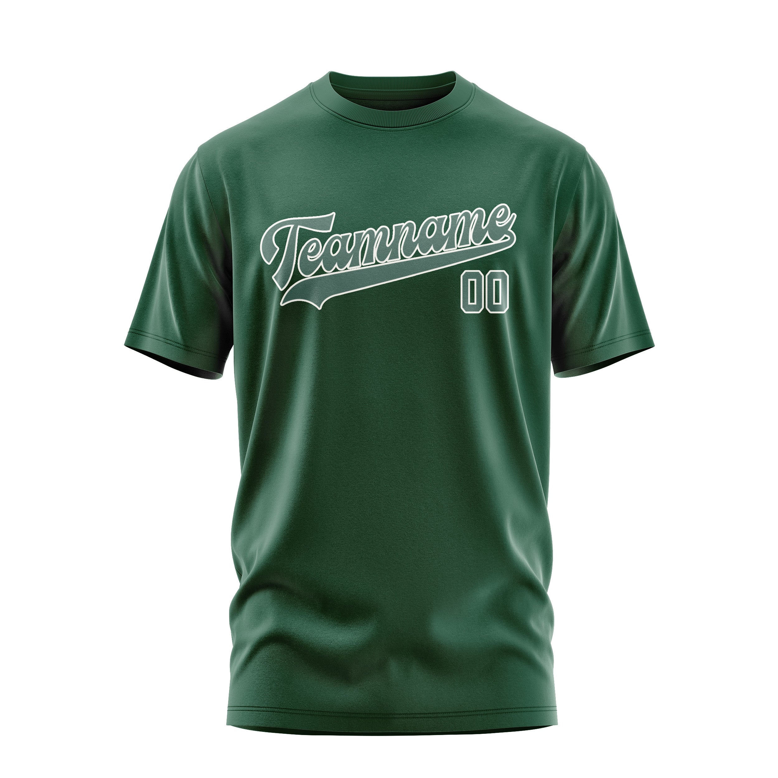 Custom Green Blue Green T-Shirt