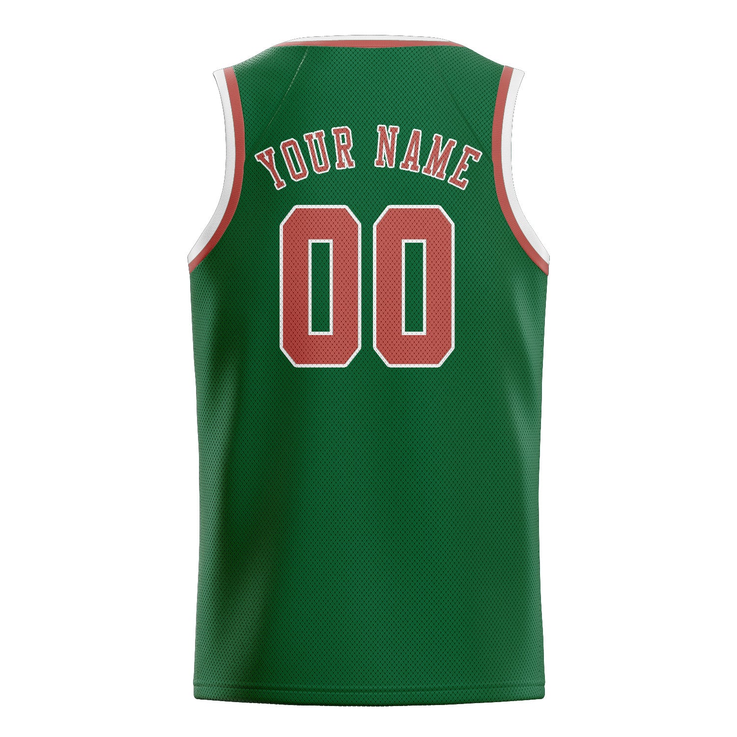 Custom Green Copper Rose Basketball Jersey