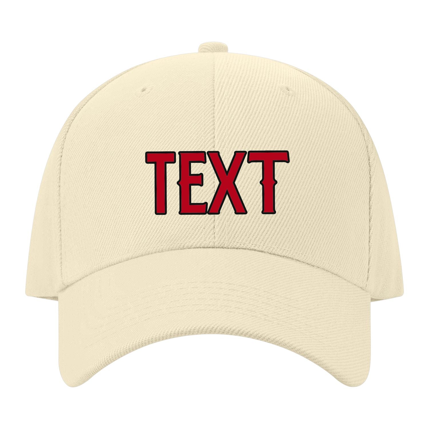 Custom Corn Silk Crimson Red Hat 05B21714