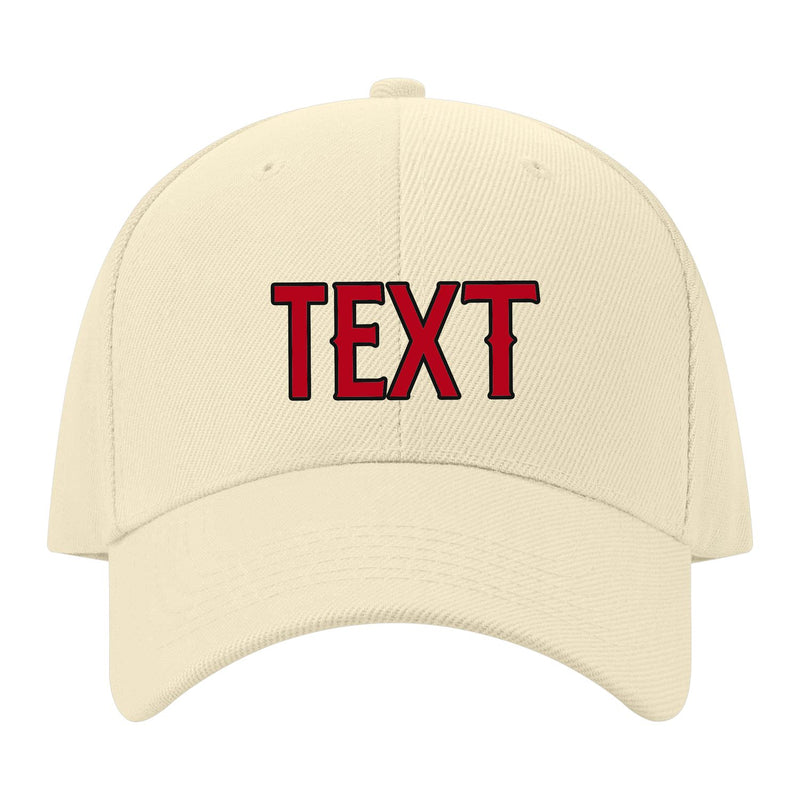 Custom Corn Silk Crimson Red Hat 05B21714