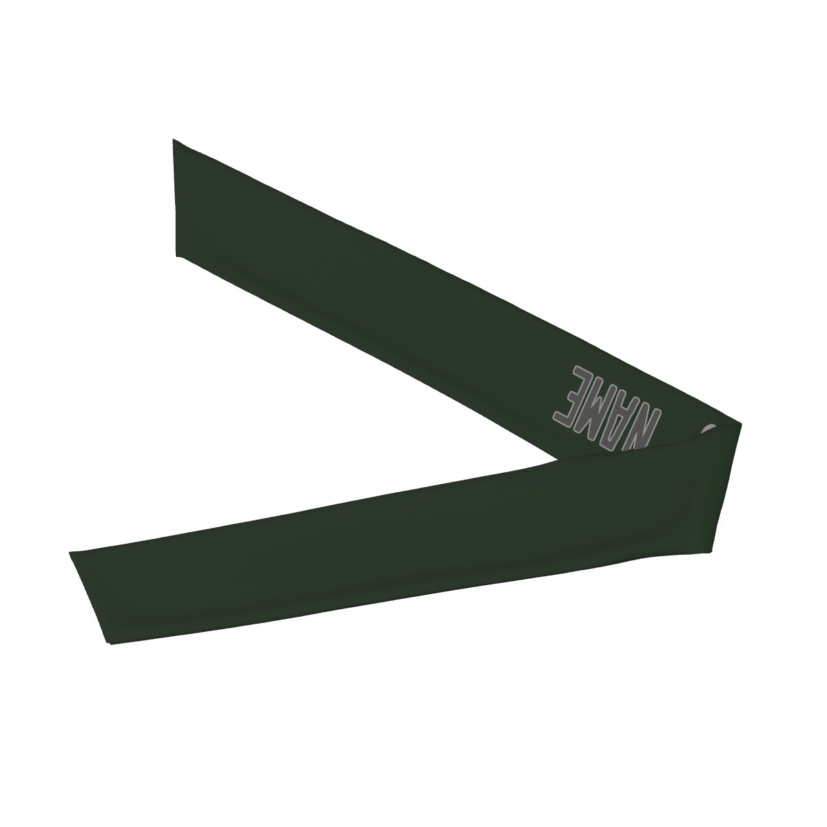 Custom Dark Green Dark Grey Headband