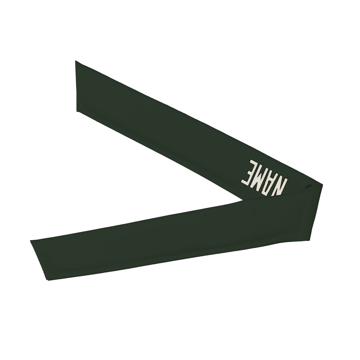Custom Dark Green Cream Headband