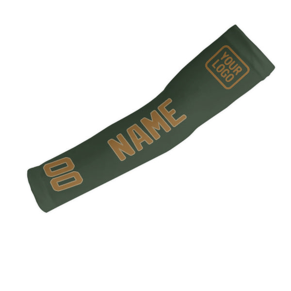 Custom Dark Green Khaki Arm Sleeve
