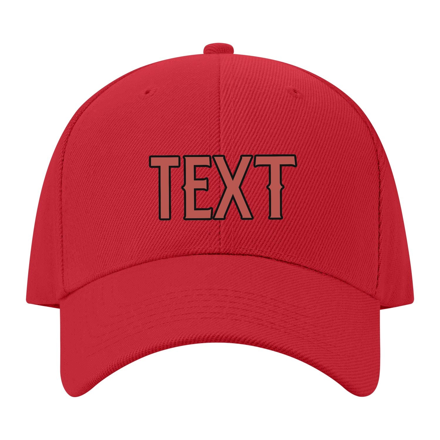 Custom Red Emerald Green Hat 06B21729