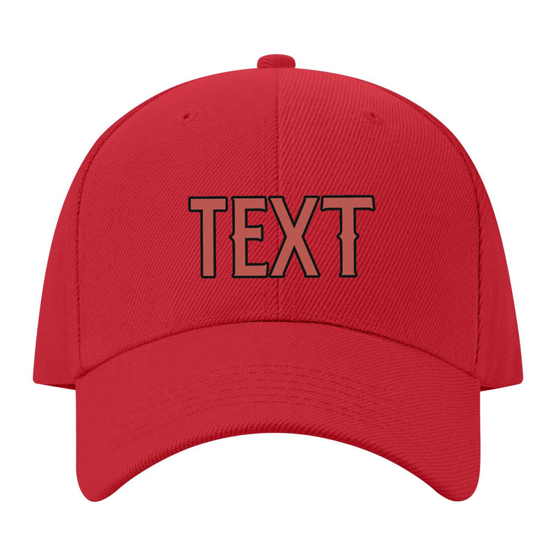 Custom Red Emerald Green Hat 06B21729