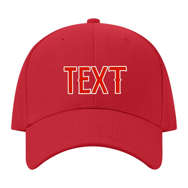 Custom Red Lavender Gray Hat 06B21812