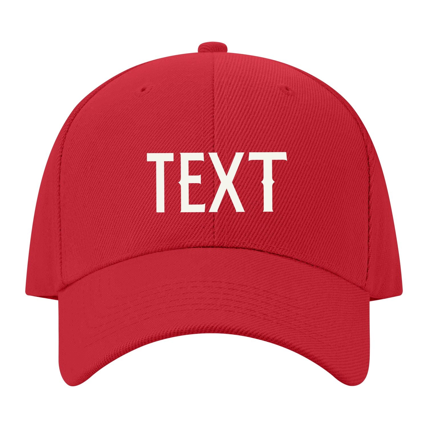 Custom Red Pale Ice Blue Hat 06B21818