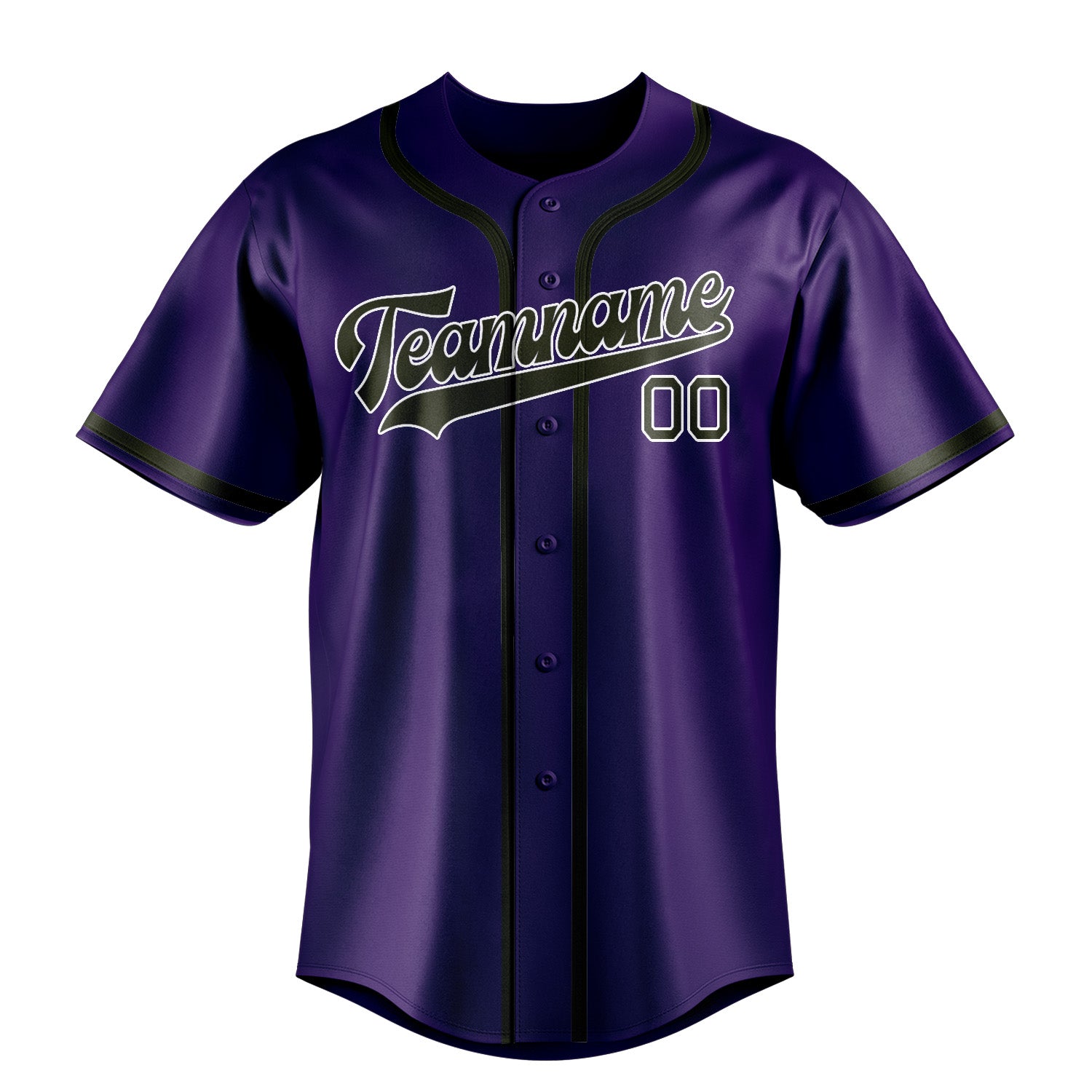 Custom Purple Olive Baseball Jersey