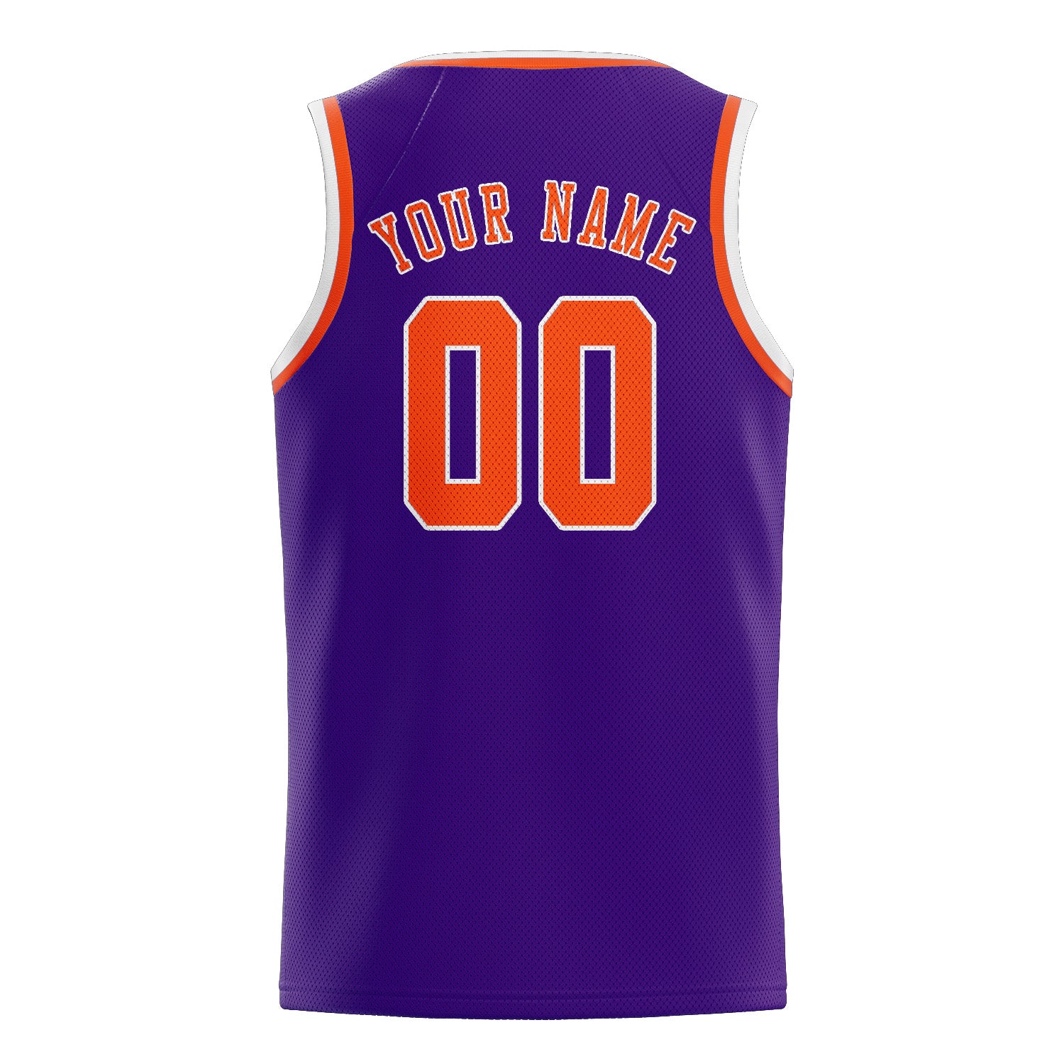 Custom Purple Orange Red Basketball Jersey