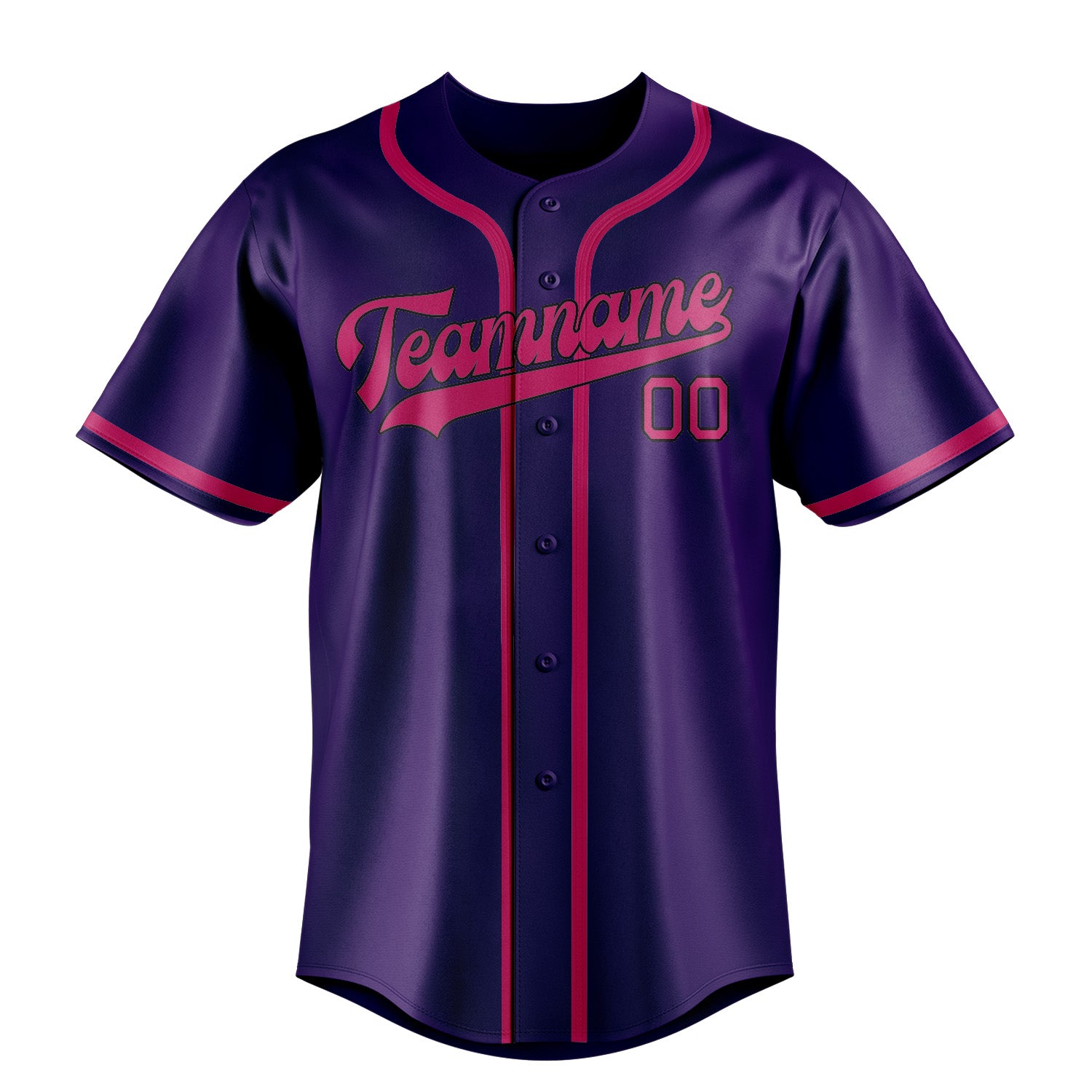 Custom Purple Pink Baseball Jersey