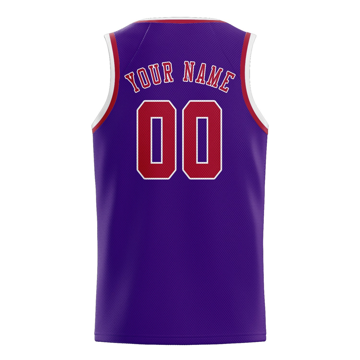 Custom Purple Red Basketball Jersey
